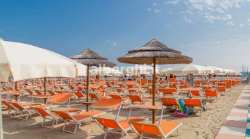 Spiaggia di proprietà davanti all'hotel