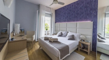 Camera smeraldo 21mq - vista mare dotata di tutti i confort