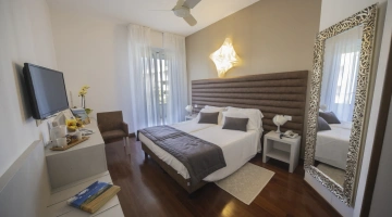 Camera smeraldo 21mq - vista mare dotata di tutti i confort