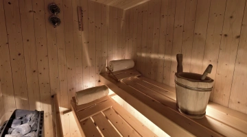 Area benessere con sauna