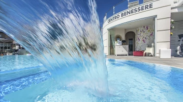Eingang zum Wellnesscenter