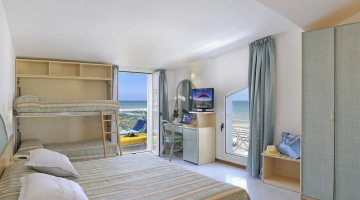 Familienzimmer mit Meerblick