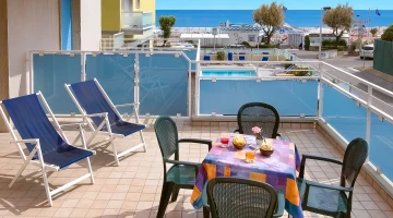 Balcony with sea view
