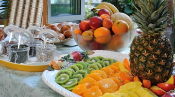 Frühstück mit Obst