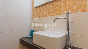 Badezimmer im Hotelzimmer