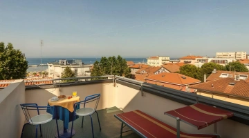 Hotel mit Meerblick