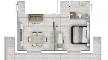 Plan de Appartement Residence Volturno