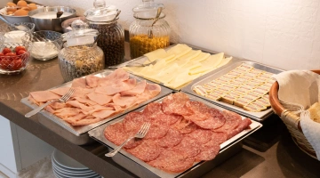 La nostra colazione a buffet