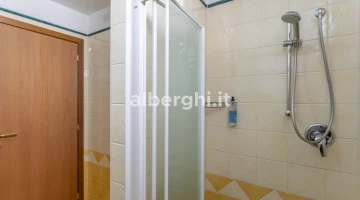 Bathroom with shower box