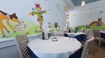 Blaue Kinderzimmerecke