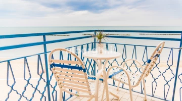 Balcon face à la mer