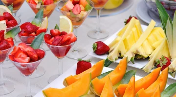Buffet frutta hotel cristallo riccione