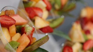 Buffet di frutta hotel cristallo riccione