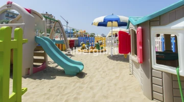 Play area on the beach