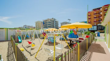 Espace plage pour enfants