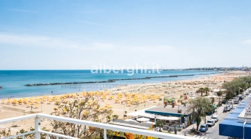 La spiaggia vista dal nostro hotel