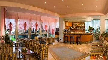 Living room and part of the bar