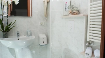 All our bathrooms have a shower box