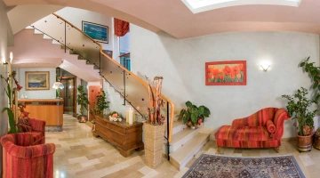 partie entrée de l'hôtel