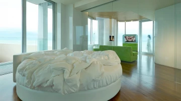 Penthouse, 65 m2 mit rundem Bett und Türkischem Bad