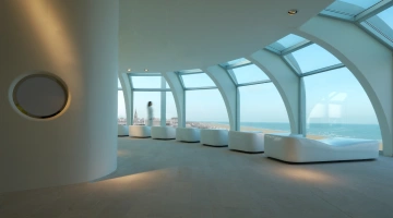 I-feel good spa relaxation area with sea view