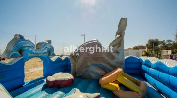 Kinderspielplatz am Strand