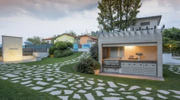 barbecue de jardin