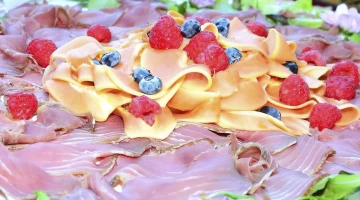 carpaccio d&#39;espadon et de thon