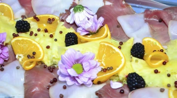 carpaccio d&#39;espadon et de thon