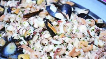 salades de fruits de mer : délicieuse entrée