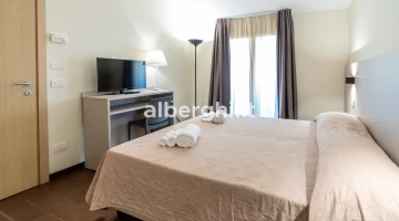 Camera con letto matrimoniale e TV