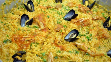 Paella all'hotel universal