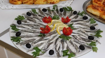 Marinated anchovies