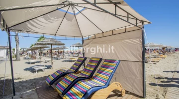 Beach area affiliated with Bagno Rudy n.144/145