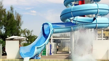 Beach Village Water Park one of the many water slides