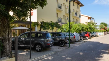 Parking at the hotel