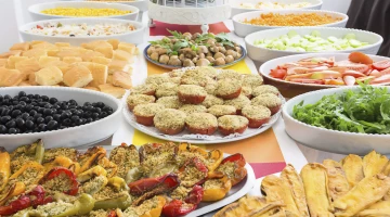 buffet antipasti e verdure
