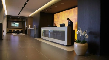 Rezeption in der Lobby