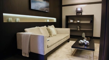 Wohnbereich in der Suite