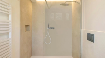 Private bathroom with shower
