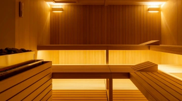Sauna in the internal Spa