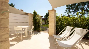 Private patio