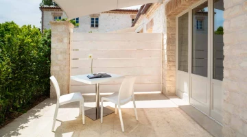 Private patio