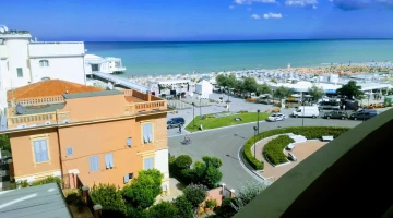 Vue sur la mer depuis l&#39;hôtel