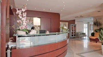 Reception nella hall