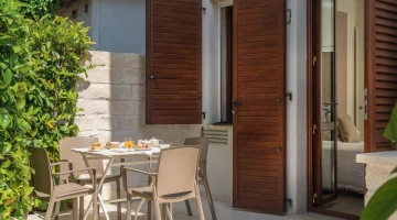 Private patio