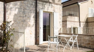 Private patio