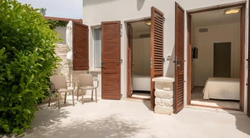 Private patio