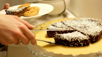 Buffet with homemade desserts