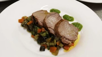 Second course of meat